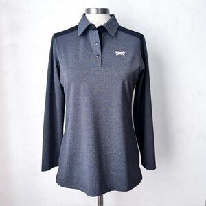 PXG Women’s 3/4 Sleeve Contrast Shoulder Polo